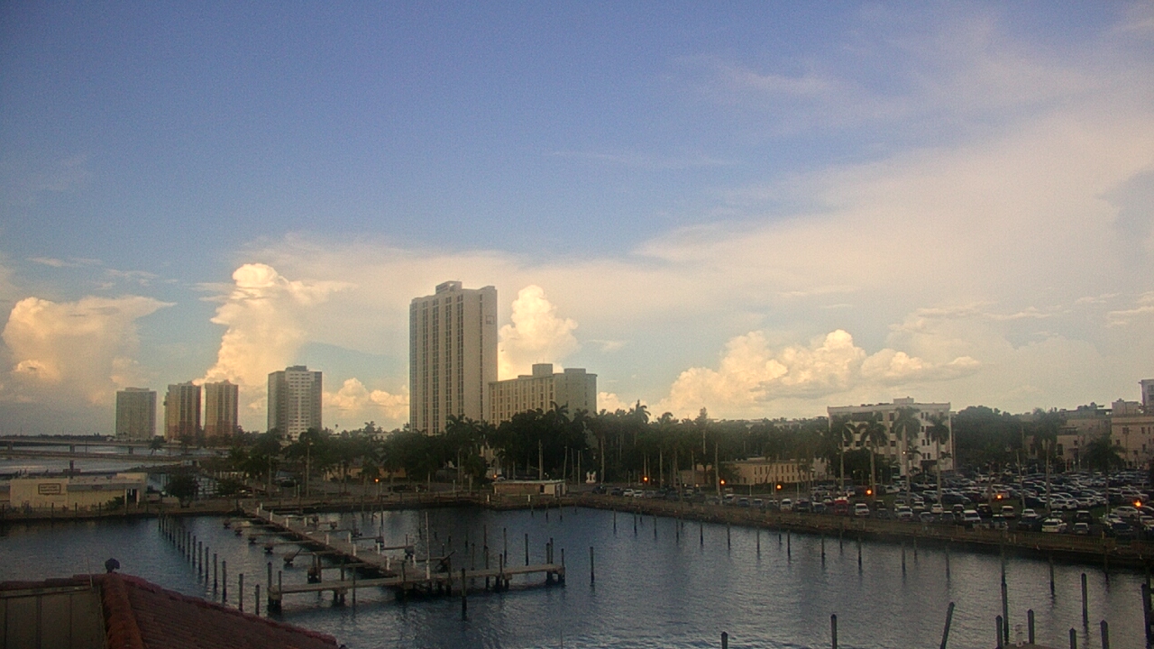 Thumbnail for current weather camera view from River District in Fort Myers, Florida