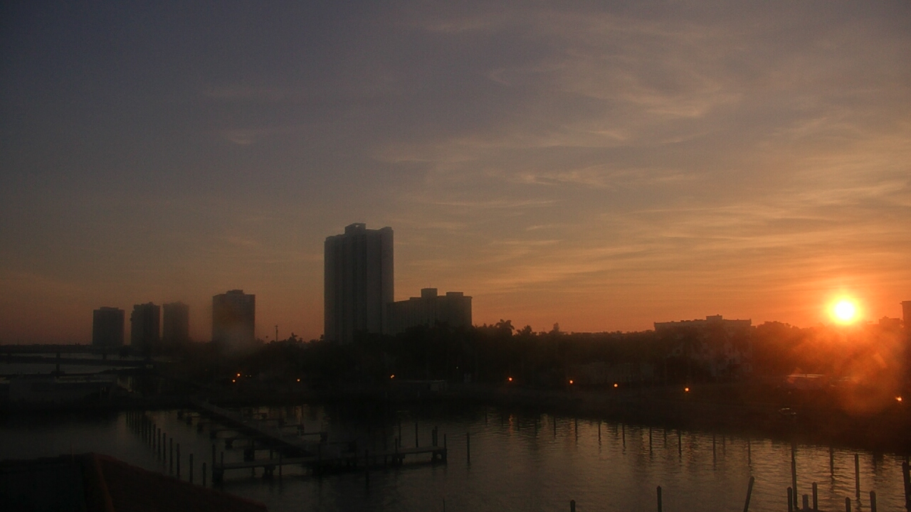 Thumbnail for current weather camera view from River District in Fort Myers, Florida