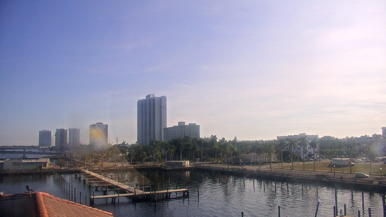 Thumbnail for current weather camera view from River District in Fort Myers, Florida