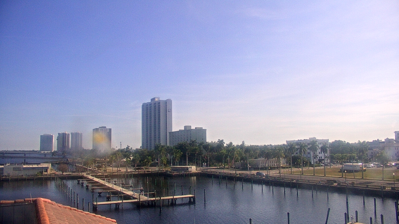 Thumbnail for current weather camera view from River District in Fort Myers, Florida