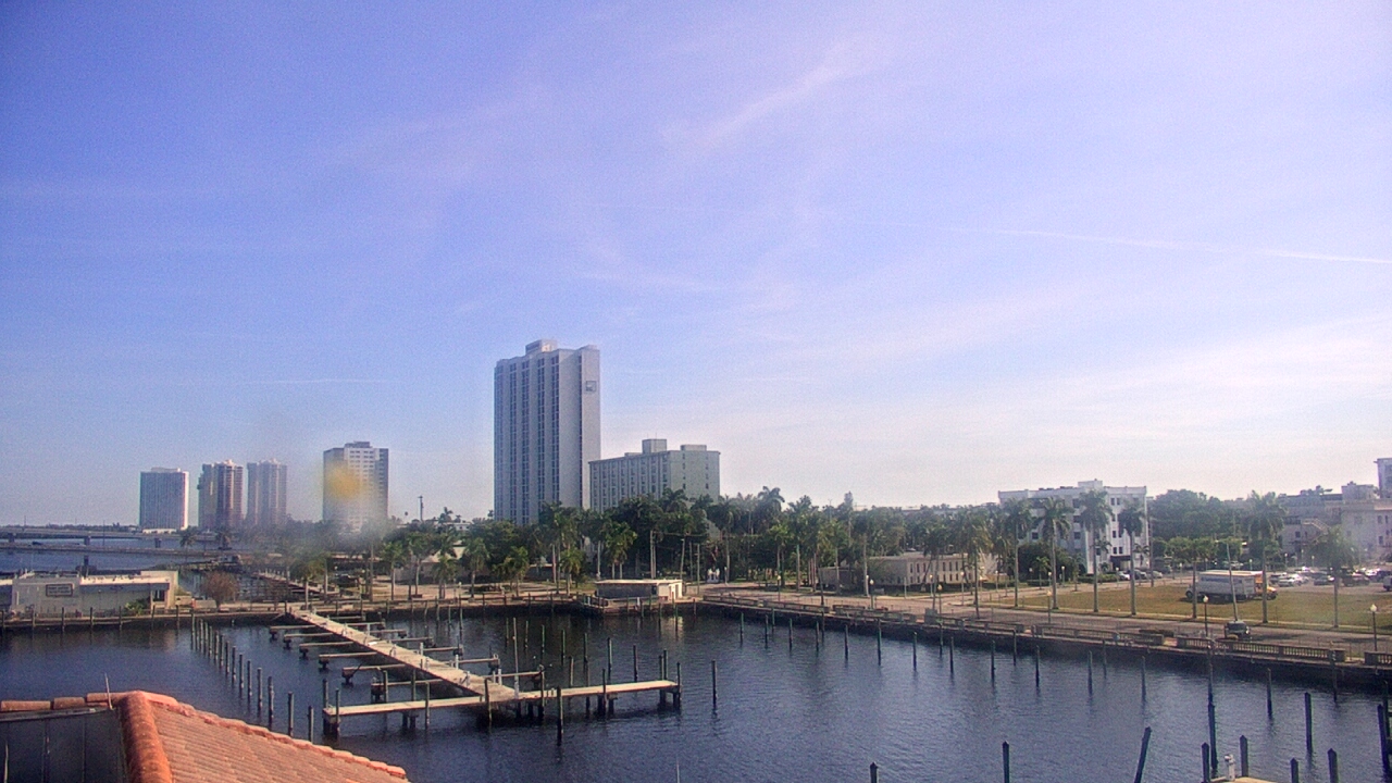 Thumbnail for current weather camera view from River District in Fort Myers, Florida