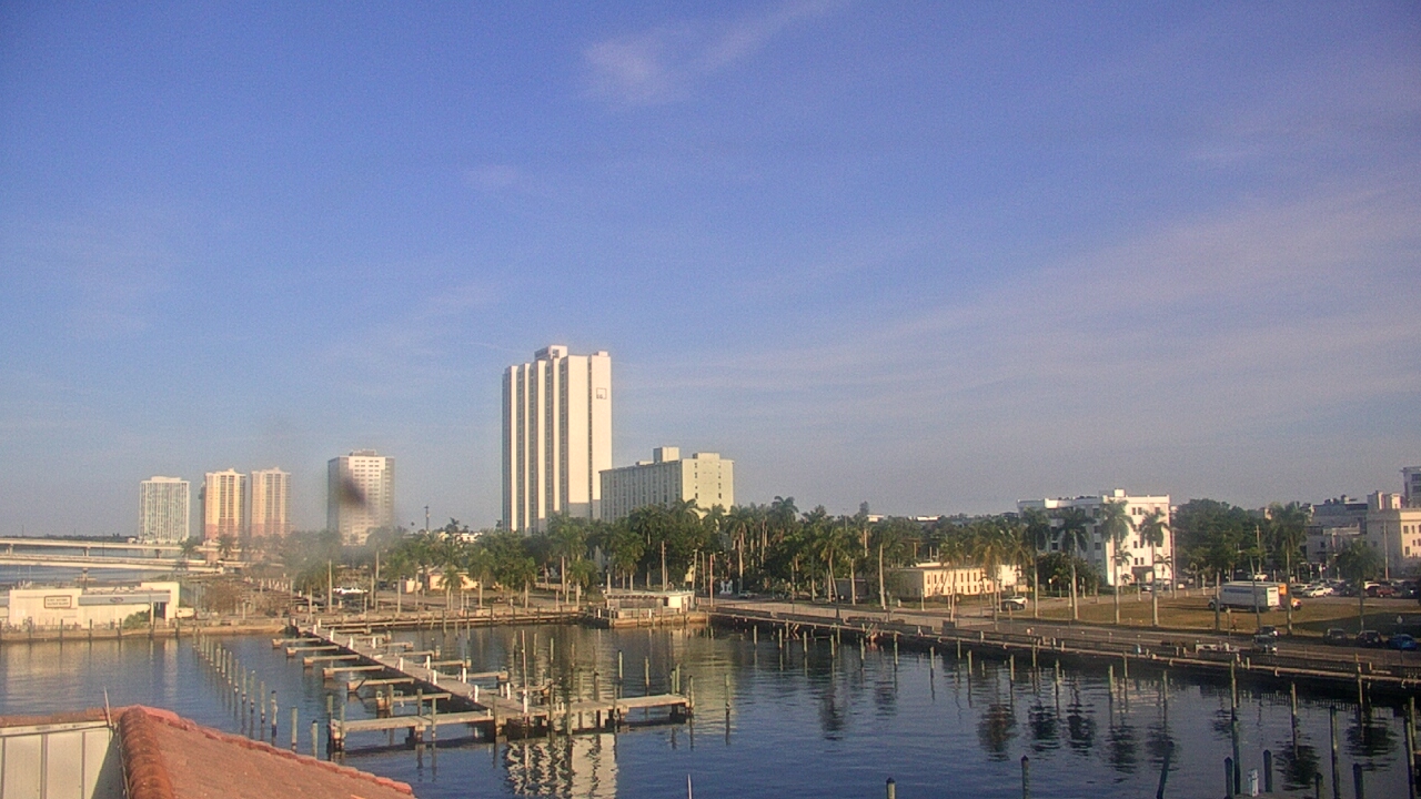 Thumbnail for current weather camera view from River District in Fort Myers, Florida