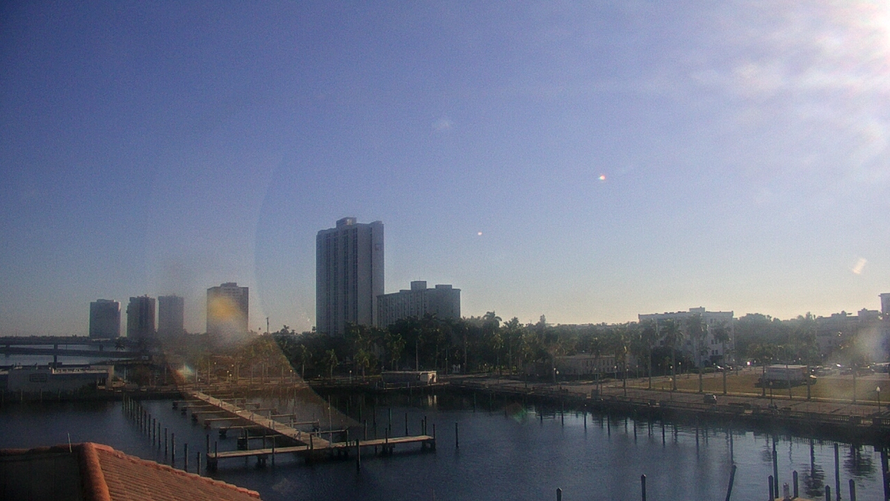 Thumbnail for current weather camera view from River District in Fort Myers, Florida
