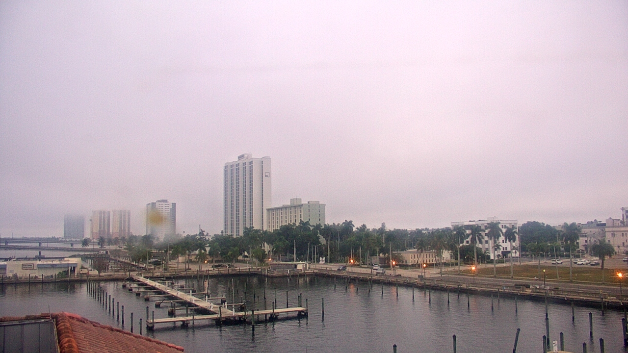 Thumbnail for current weather camera view from River District in Fort Myers, Florida