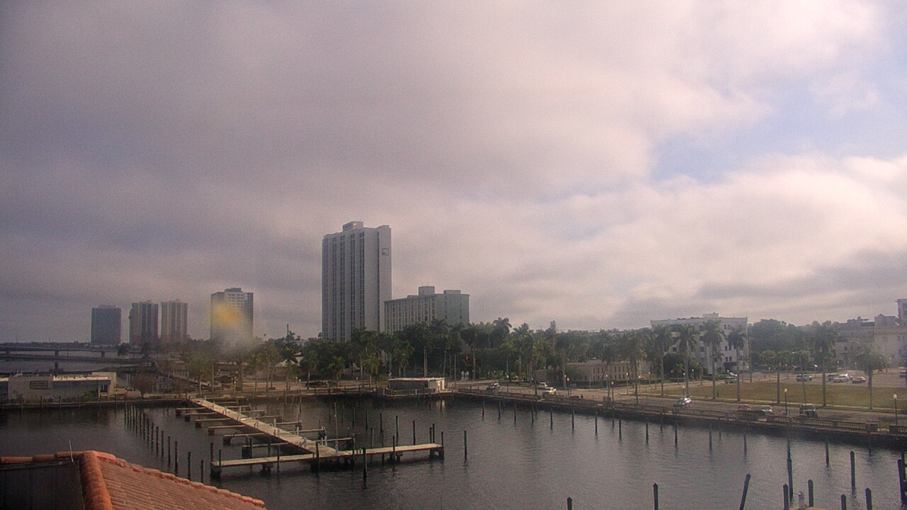 Thumbnail for current weather camera view from River District in Fort Myers, Florida