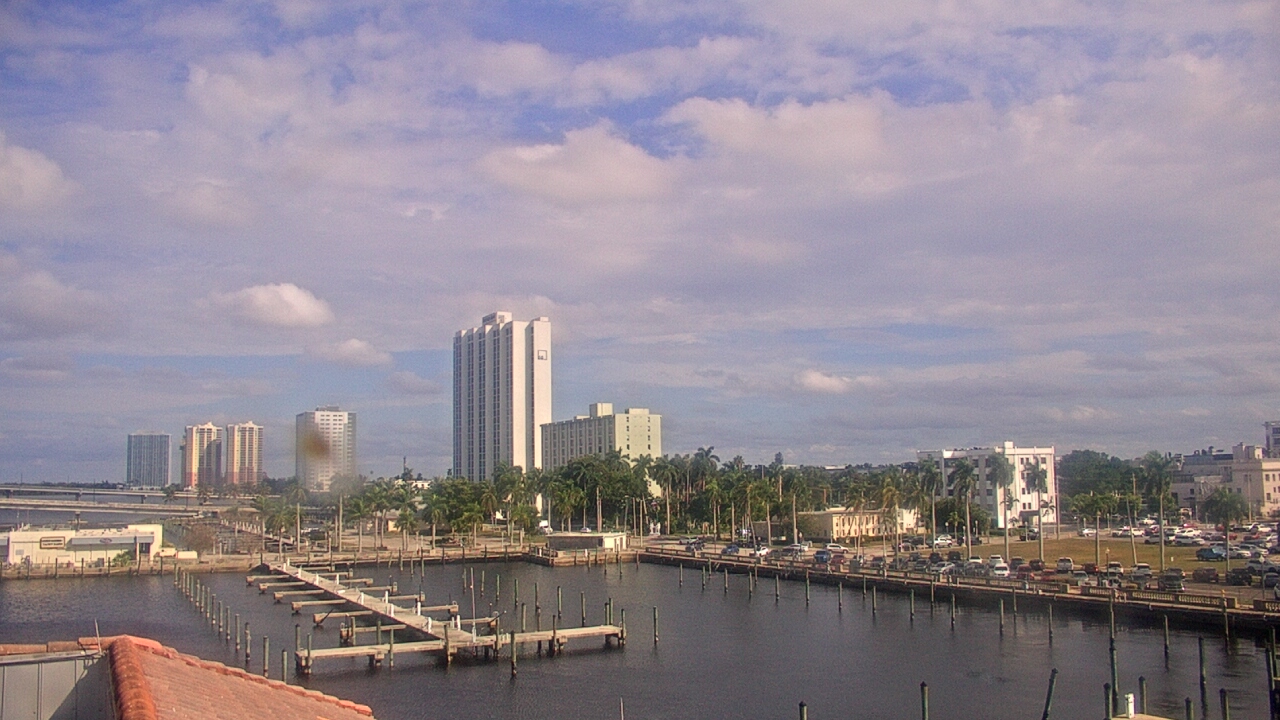 Thumbnail for current weather camera view from River District in Fort Myers, Florida