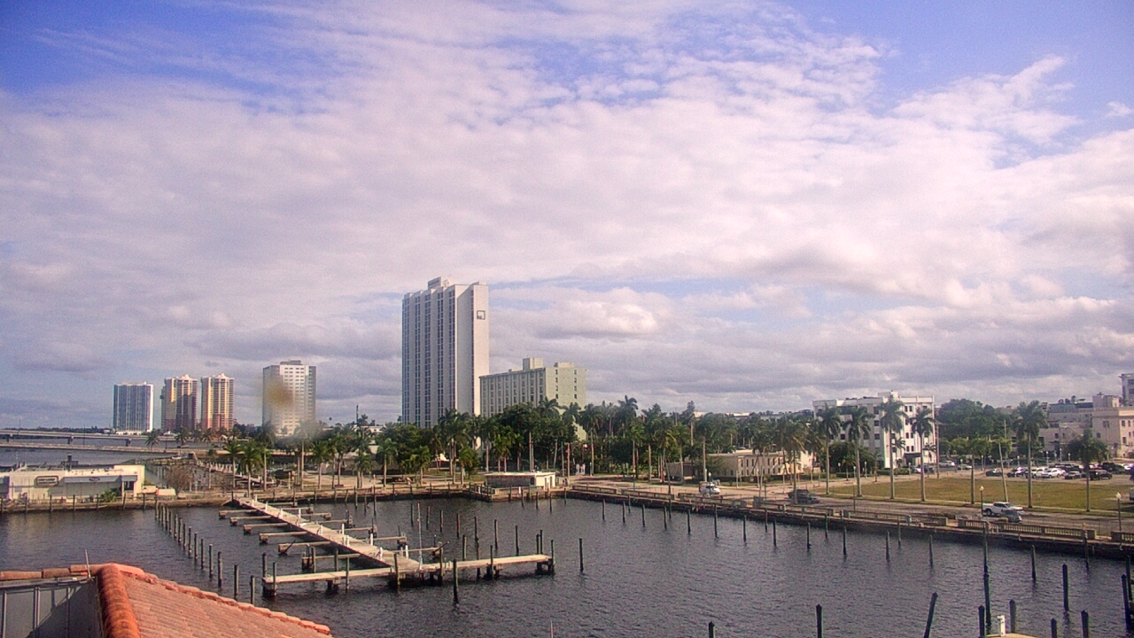Thumbnail for current weather camera view from River District in Fort Myers, Florida