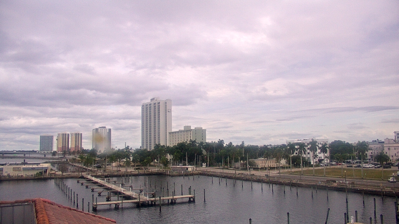 Thumbnail for current weather camera view from River District in Fort Myers, Florida