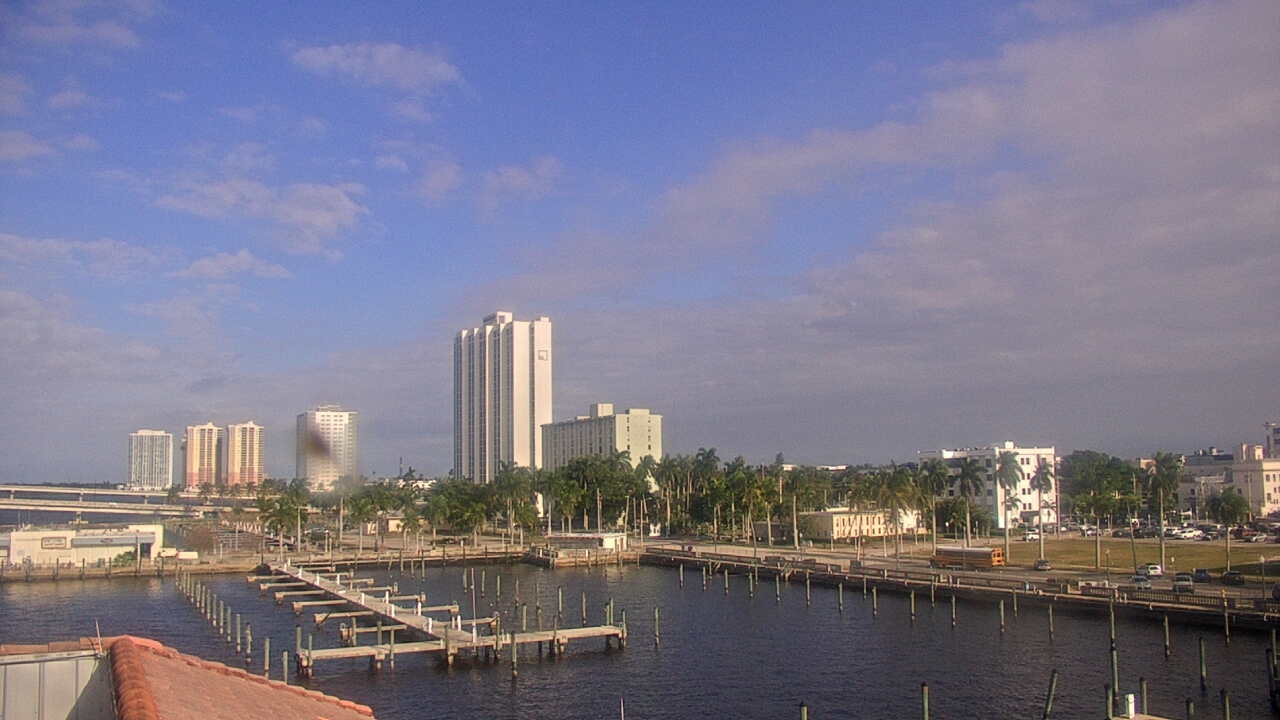 Thumbnail for current weather camera view from River District in Fort Myers, Florida