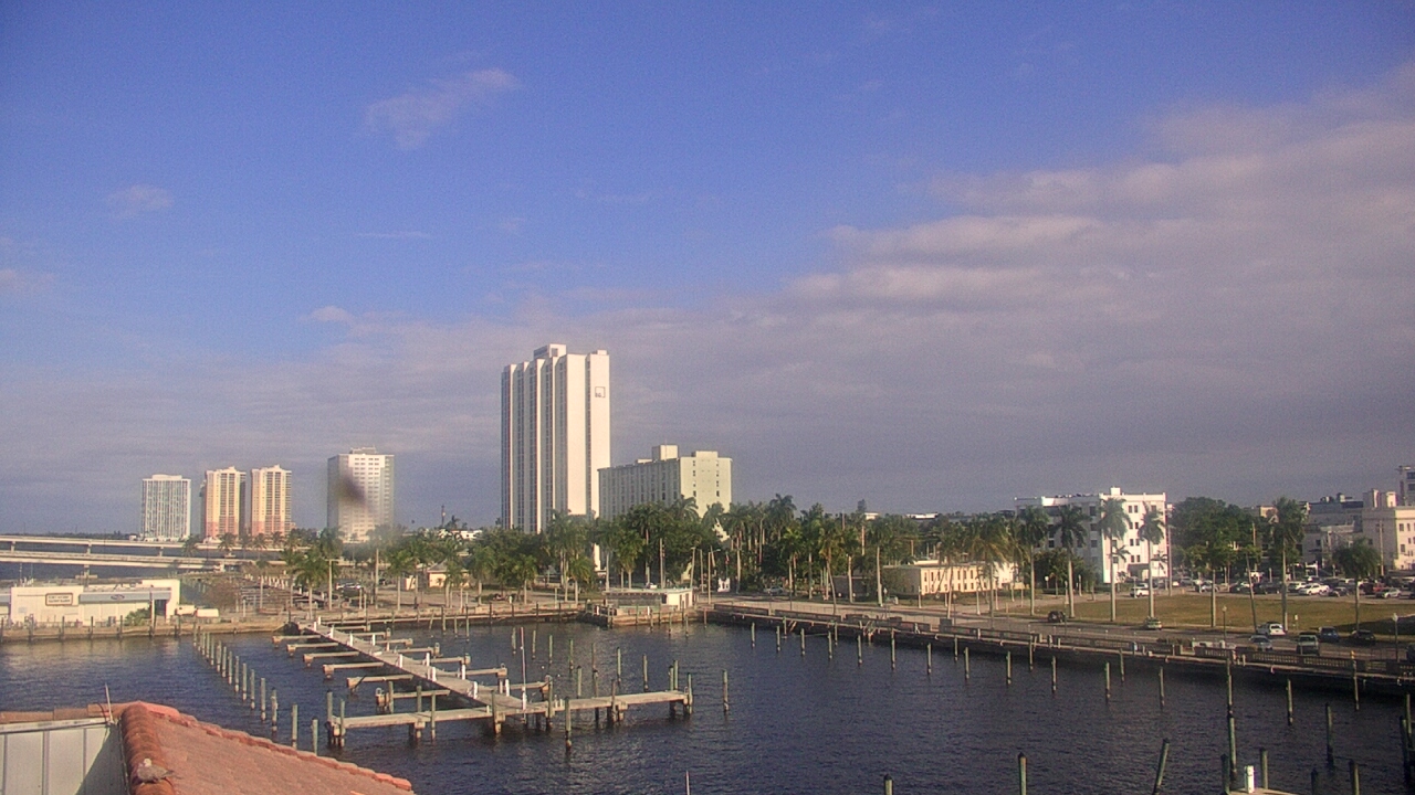 Thumbnail for current weather camera view from River District in Fort Myers, Florida