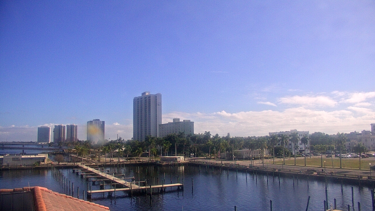 Thumbnail for current weather camera view from River District in Fort Myers, Florida