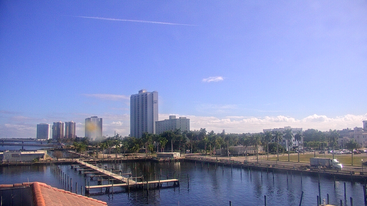 Thumbnail for current weather camera view from River District in Fort Myers, Florida