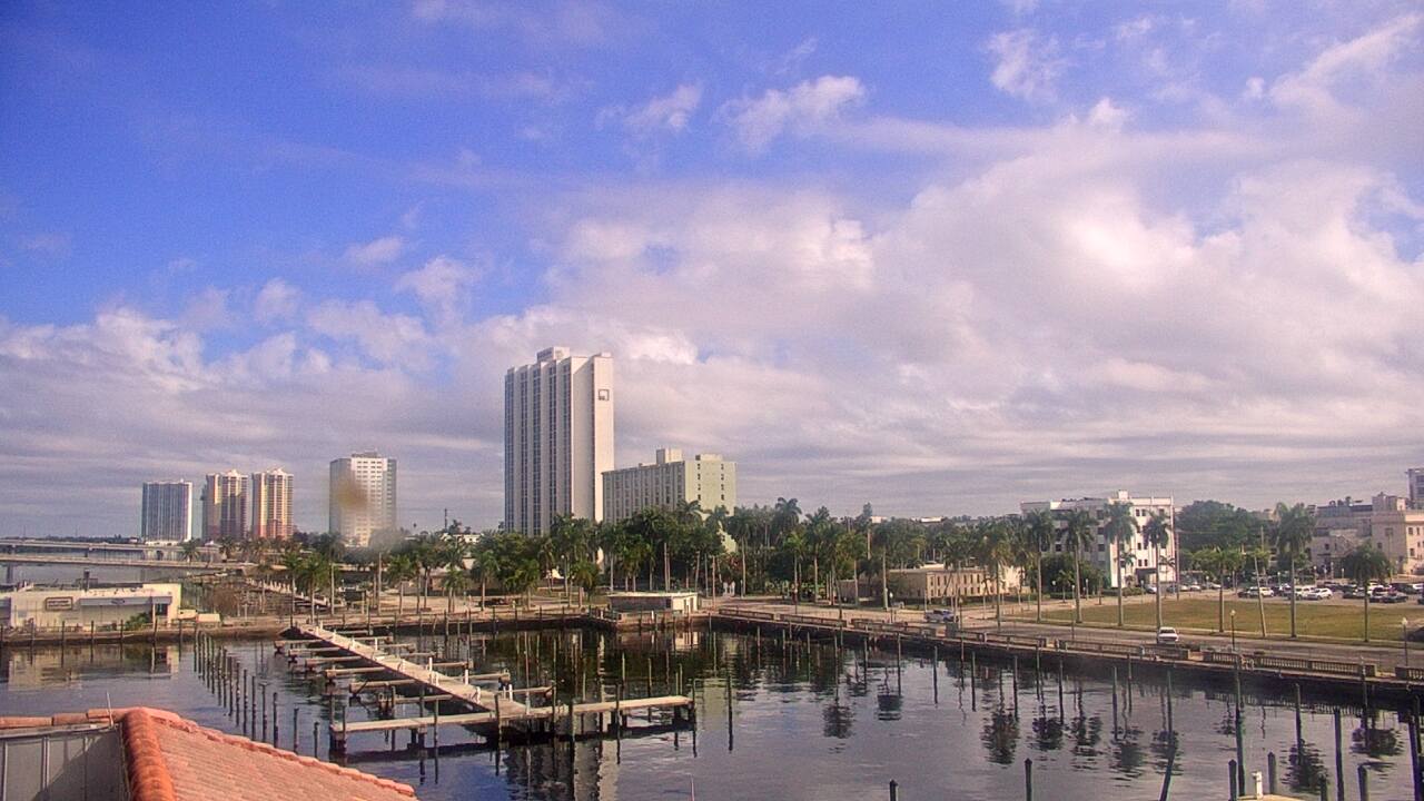 Thumbnail for current weather camera view from River District in Fort Myers, Florida