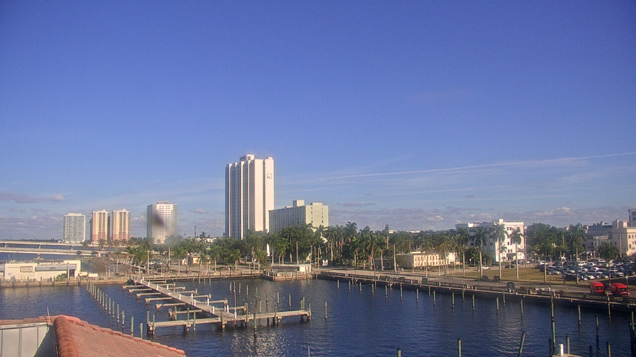 Thumbnail for current weather camera view from River District in Fort Myers, Florida