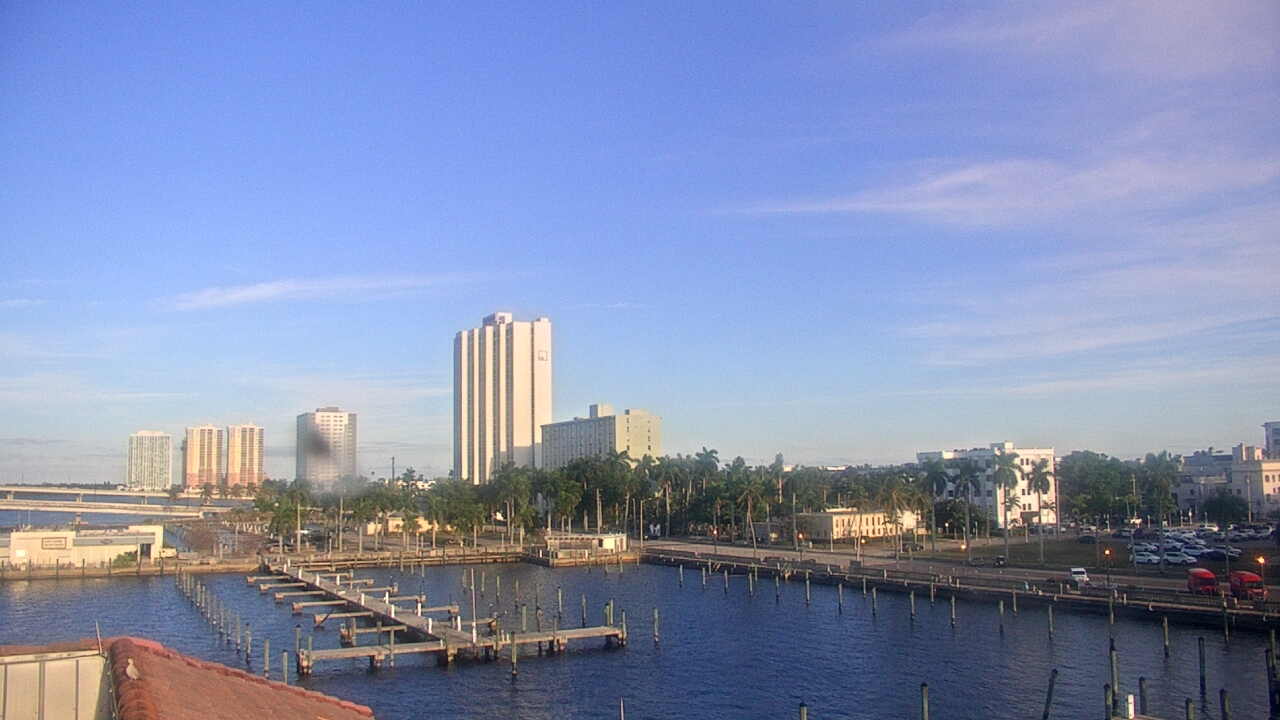 Thumbnail for current weather camera view from River District in Fort Myers, Florida