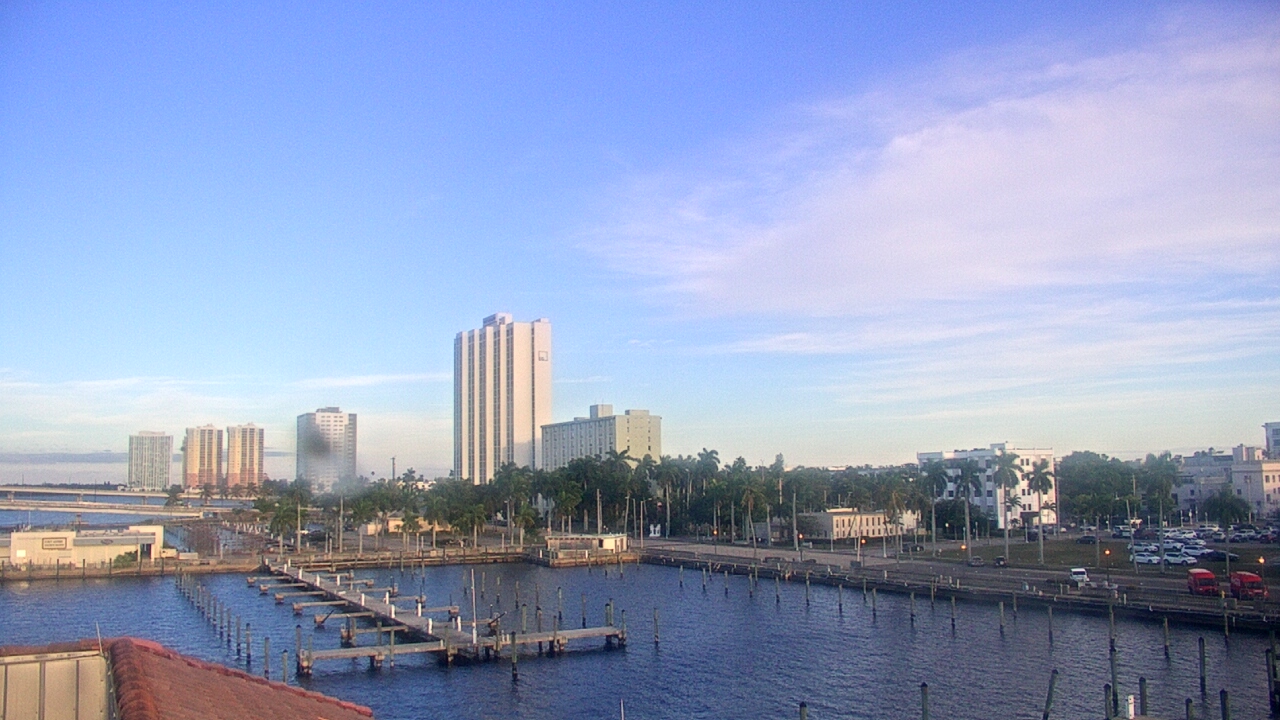 Thumbnail for current weather camera view from River District in Fort Myers, Florida