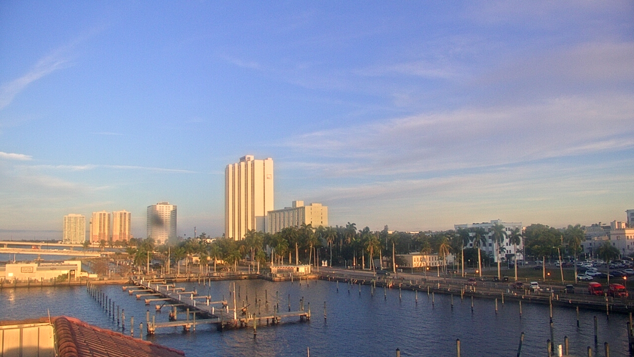 Thumbnail for current weather camera view from River District in Fort Myers, Florida