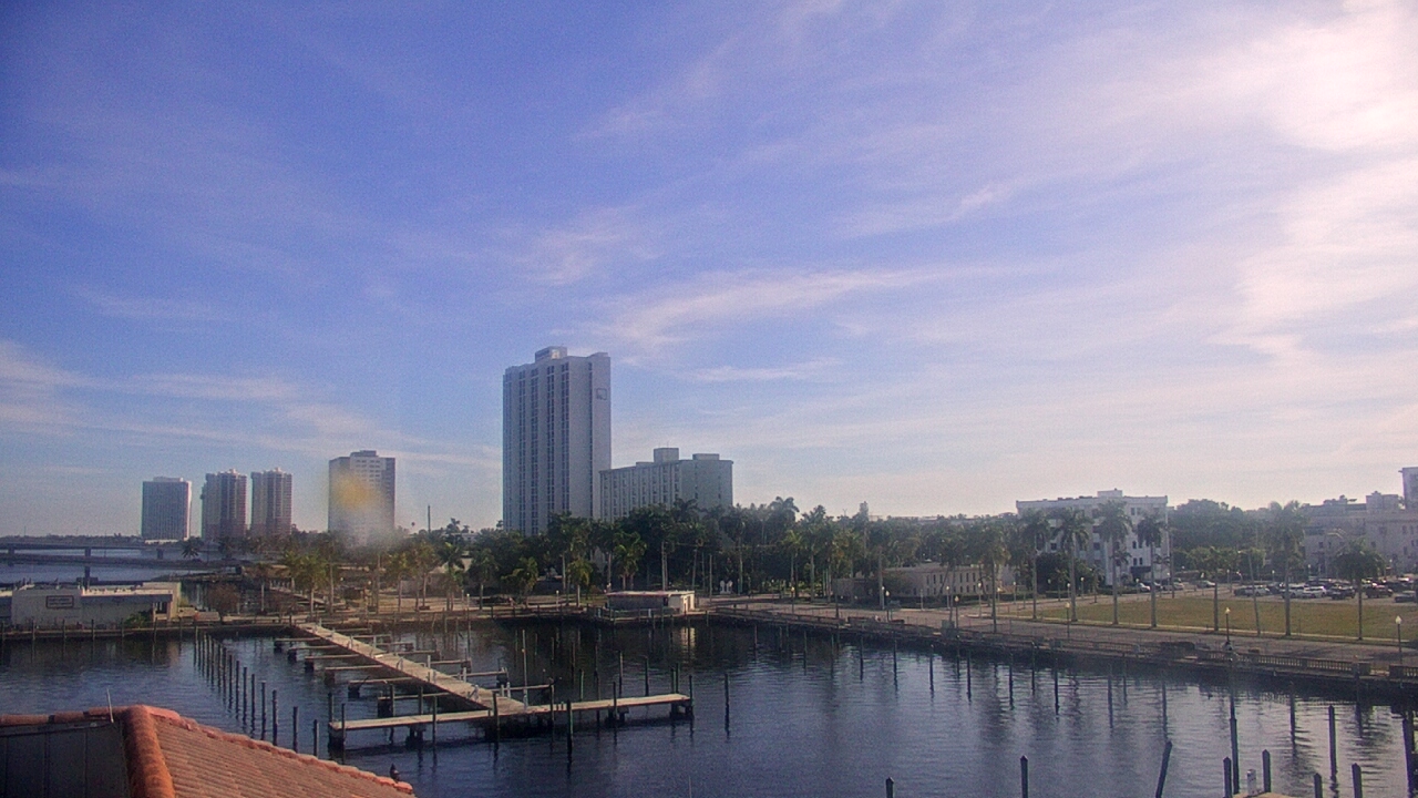 Thumbnail for current weather camera view from River District in Fort Myers, Florida