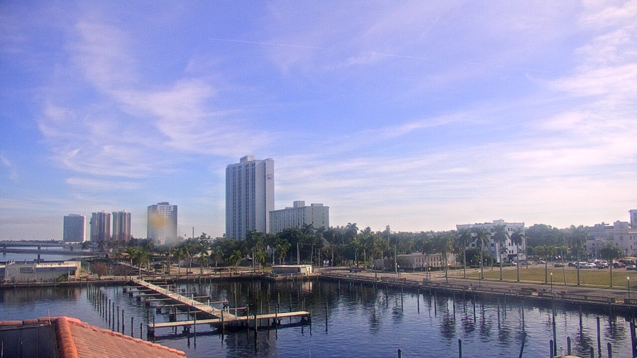 Thumbnail for current weather camera view from River District in Fort Myers, Florida