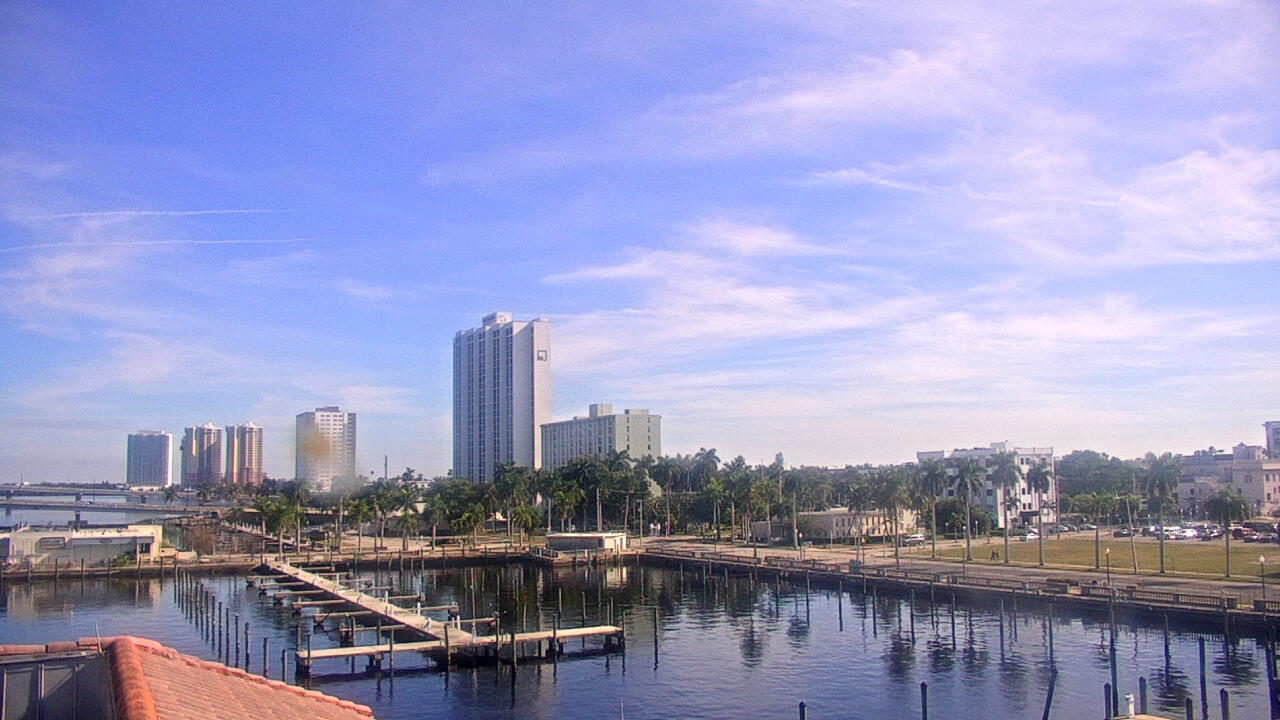 Thumbnail for current weather camera view from River District in Fort Myers, Florida