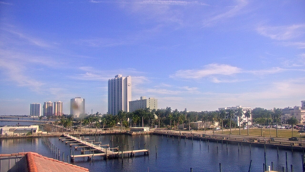 Thumbnail for current weather camera view from River District in Fort Myers, Florida