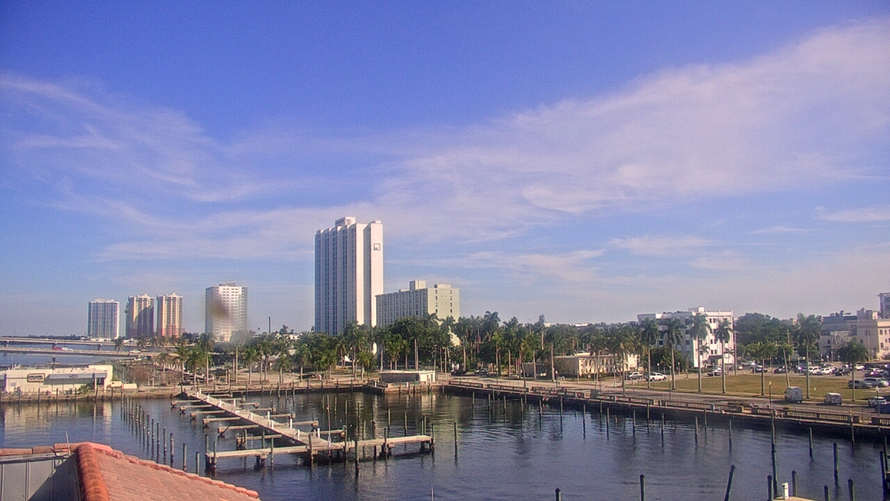 Thumbnail for current weather camera view from River District in Fort Myers, Florida