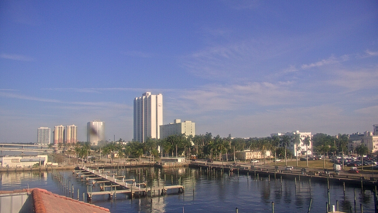 Thumbnail for current weather camera view from River District in Fort Myers, Florida