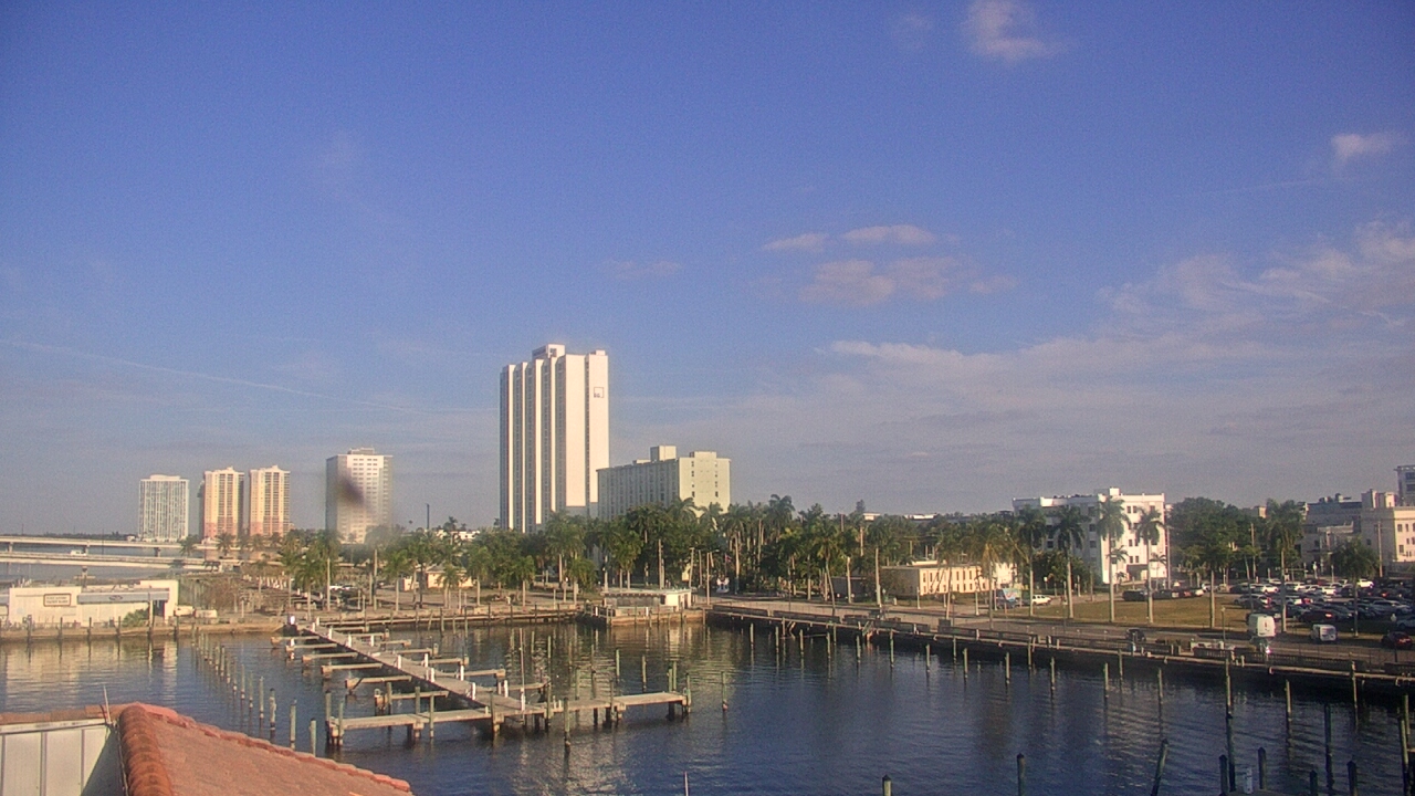 Thumbnail for current weather camera view from River District in Fort Myers, Florida