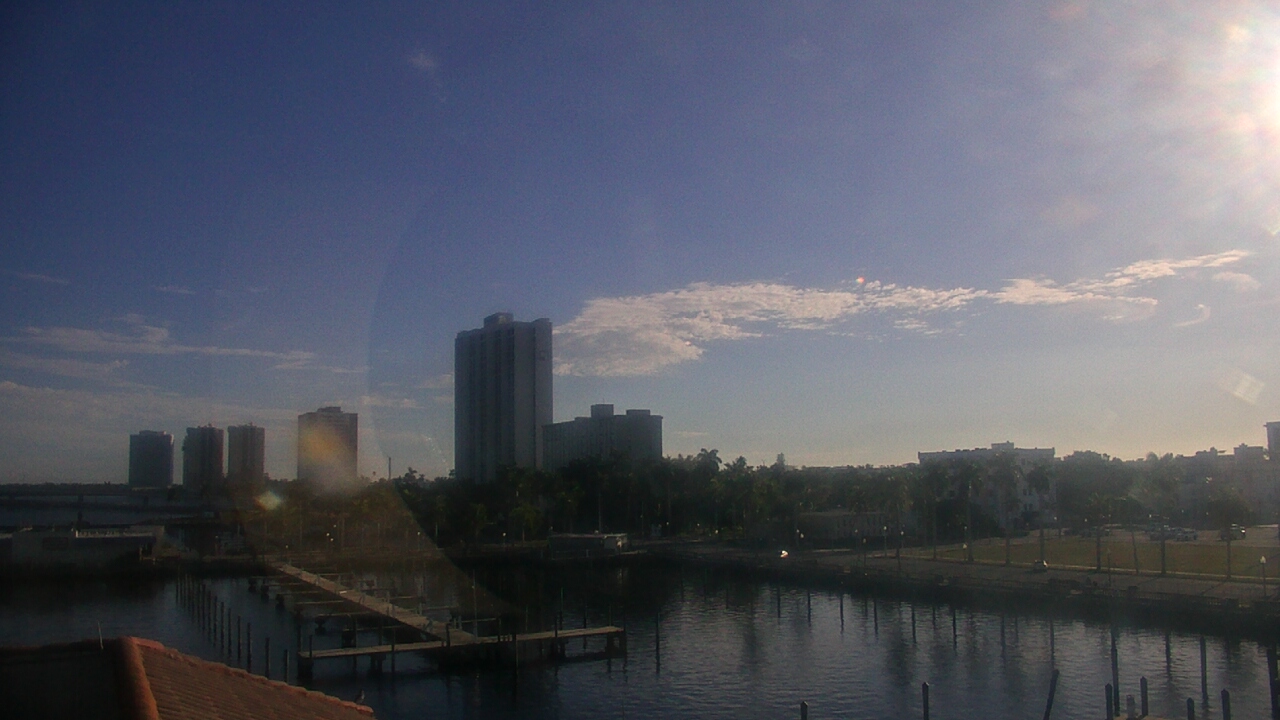 Thumbnail for current weather camera view from River District in Fort Myers, Florida