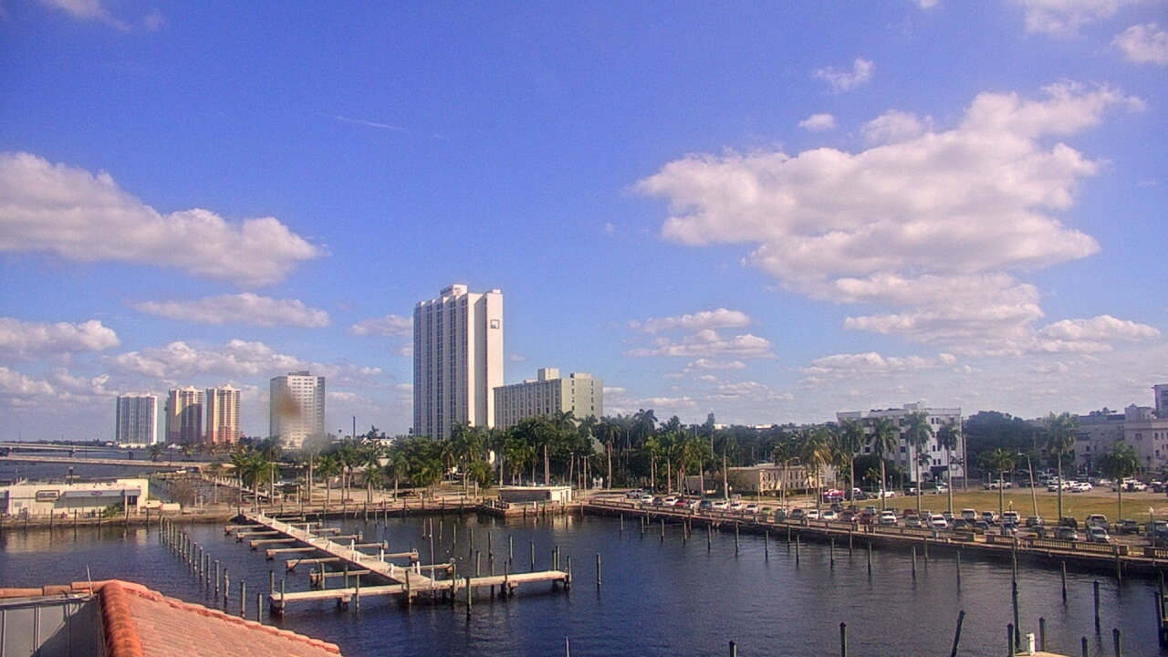 Thumbnail for current weather camera view from River District in Fort Myers, Florida