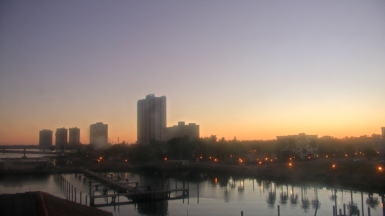 Thumbnail for current weather camera view from River District in Fort Myers, Florida