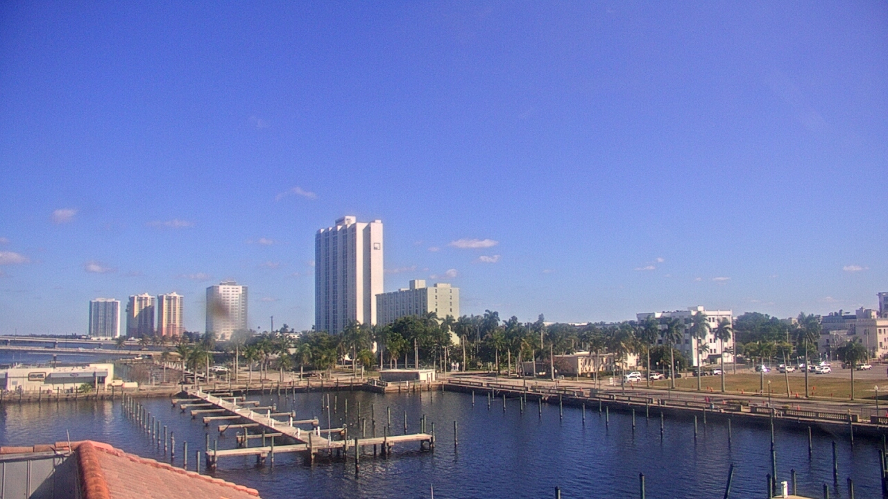 Thumbnail for current weather camera view from River District in Fort Myers, Florida