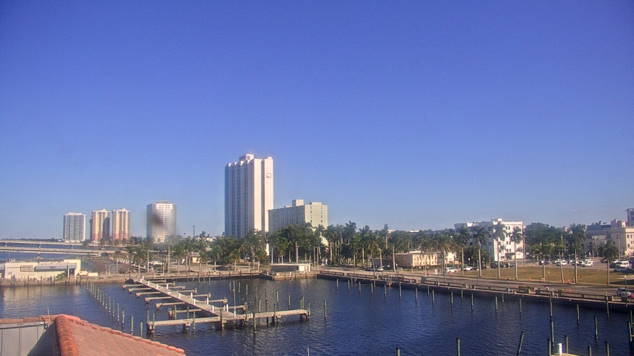 Thumbnail for current weather camera view from River District in Fort Myers, Florida