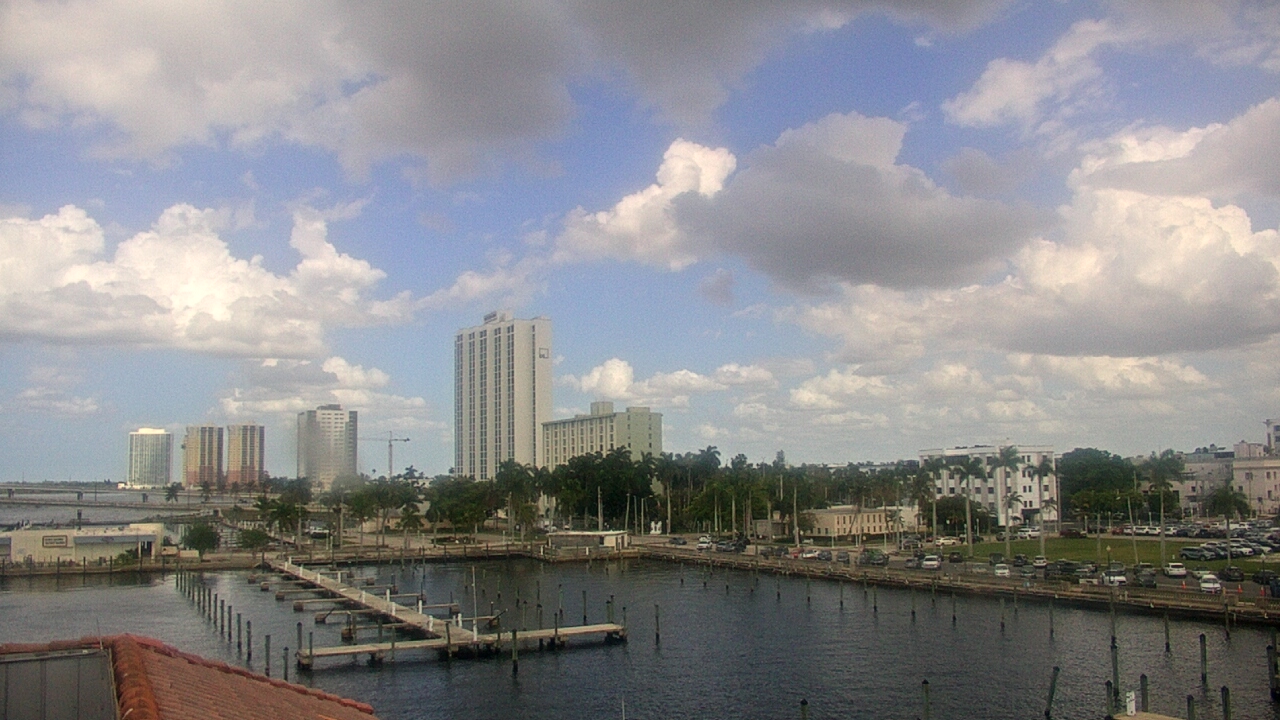 Thumbnail for current weather camera view from River District in Fort Myers, Florida