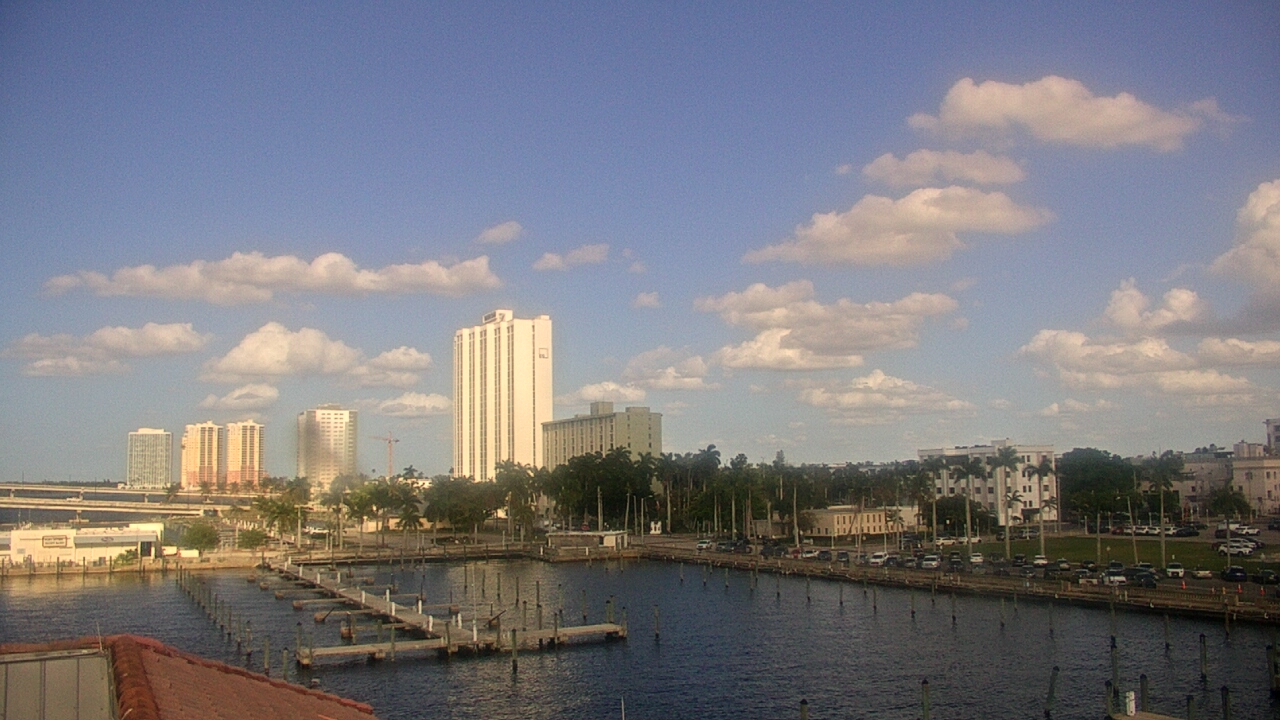 Thumbnail for current weather camera view from River District in Fort Myers, Florida