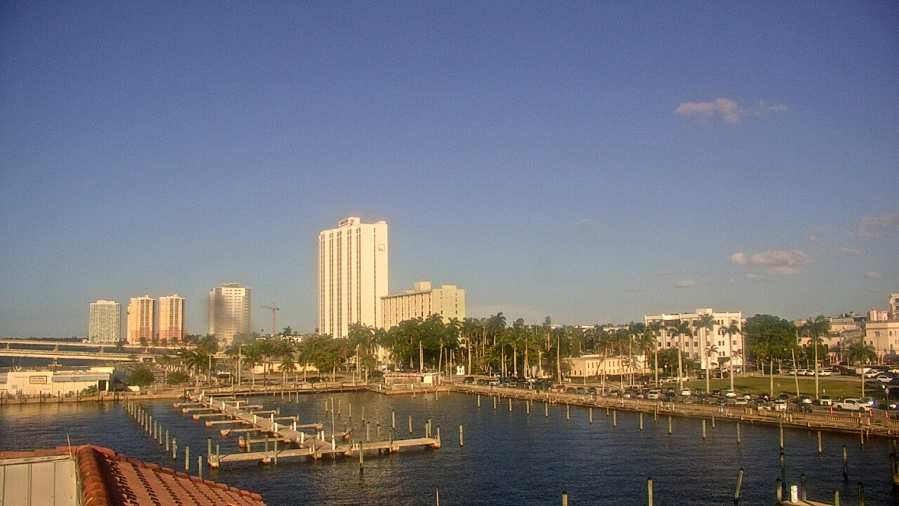 Thumbnail for current weather camera view from River District in Fort Myers, Florida