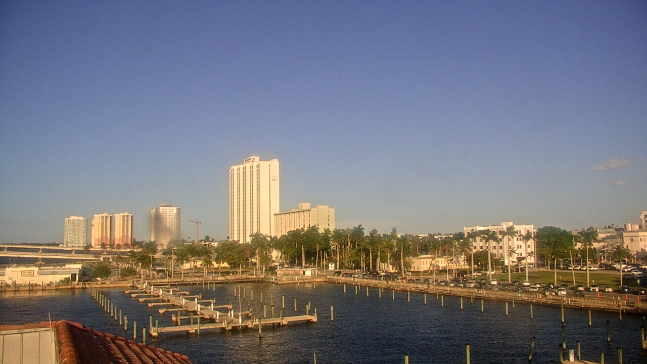Thumbnail for current weather camera view from River District in Fort Myers, Florida