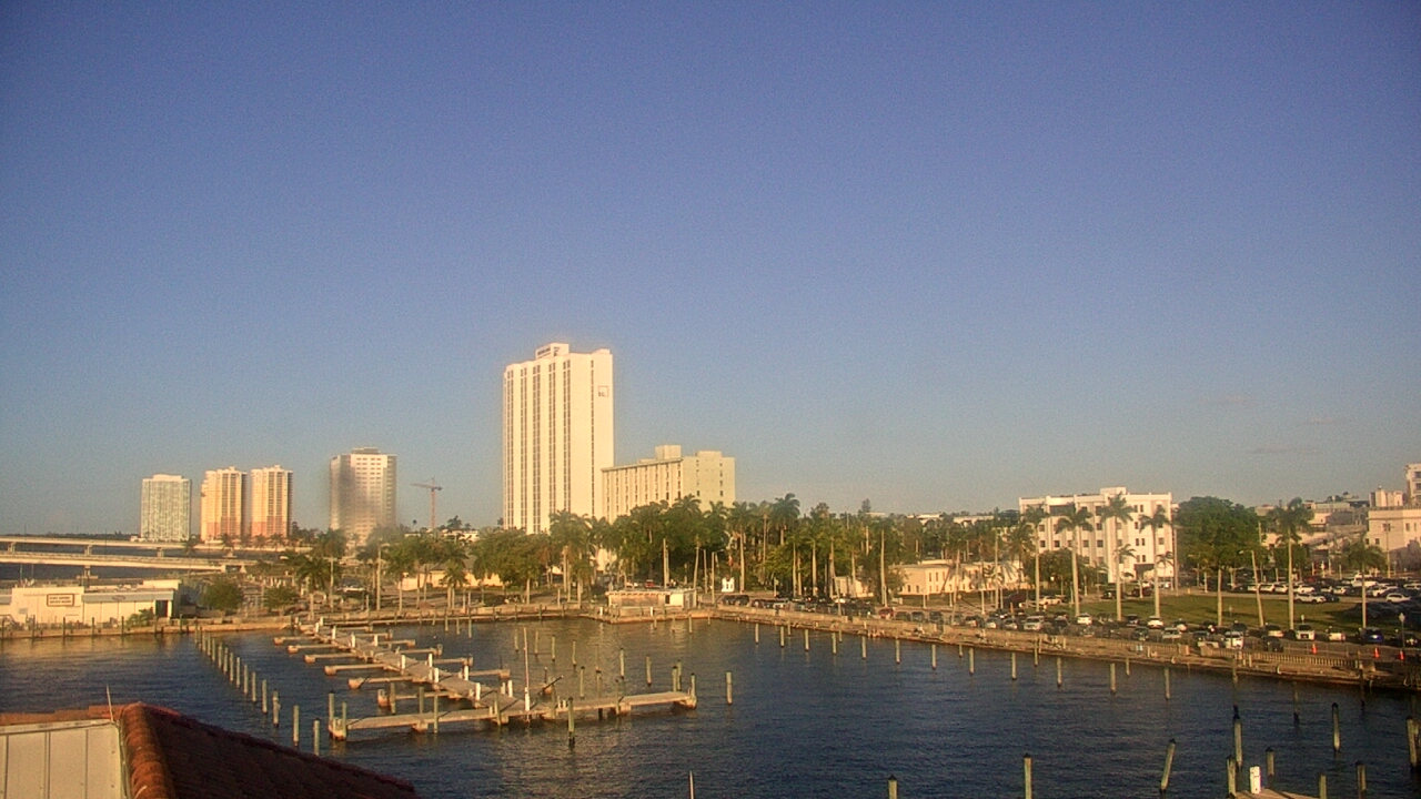 Thumbnail for current weather camera view from River District in Fort Myers, Florida