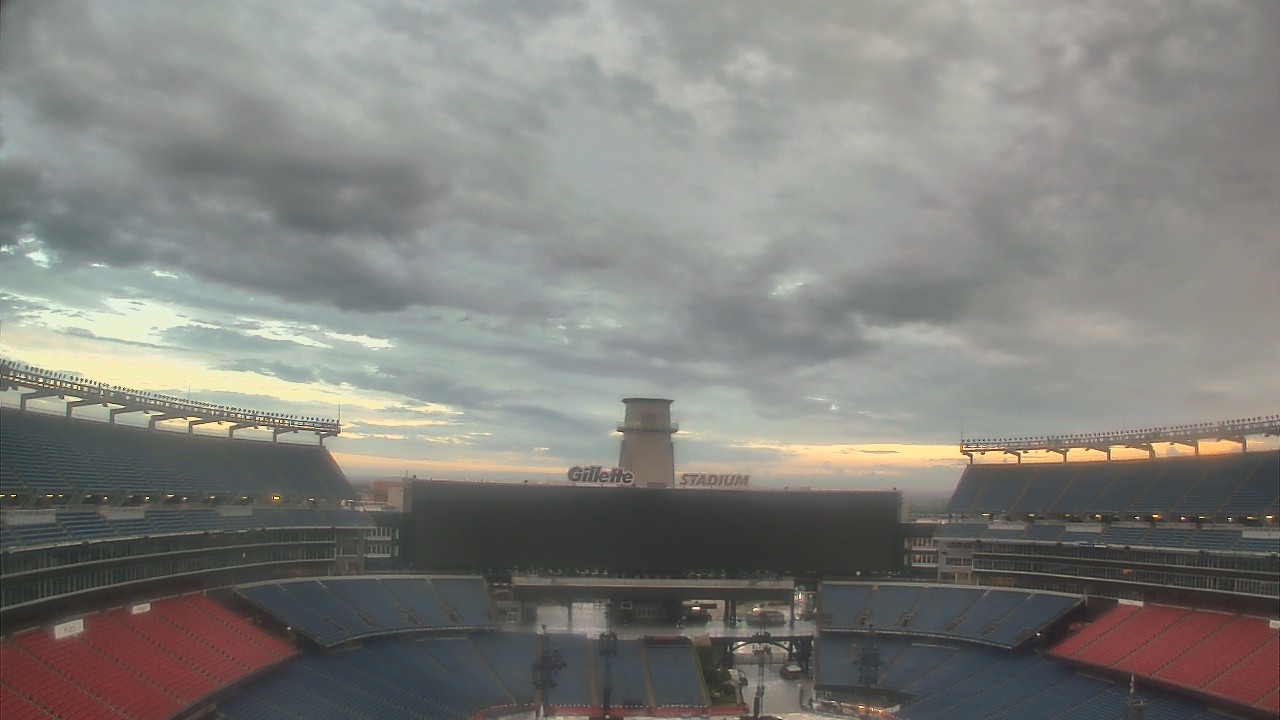 Thumbnail for current weather camera view from Gillette Stadium in Foxborough, Massachusetts