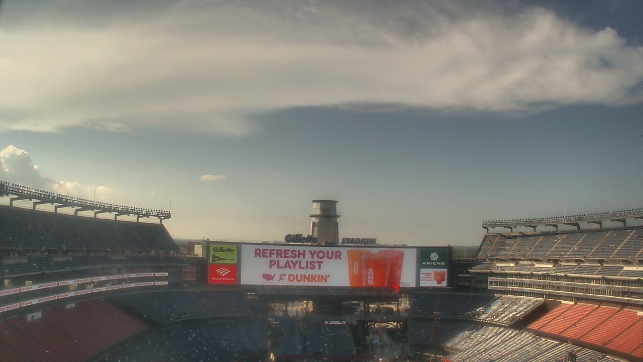 Thumbnail for current weather camera view from Gillette Stadium in Foxborough, Massachusetts