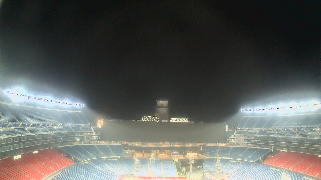 Thumbnail for current weather camera view from Gillette Stadium in Foxborough, Massachusetts