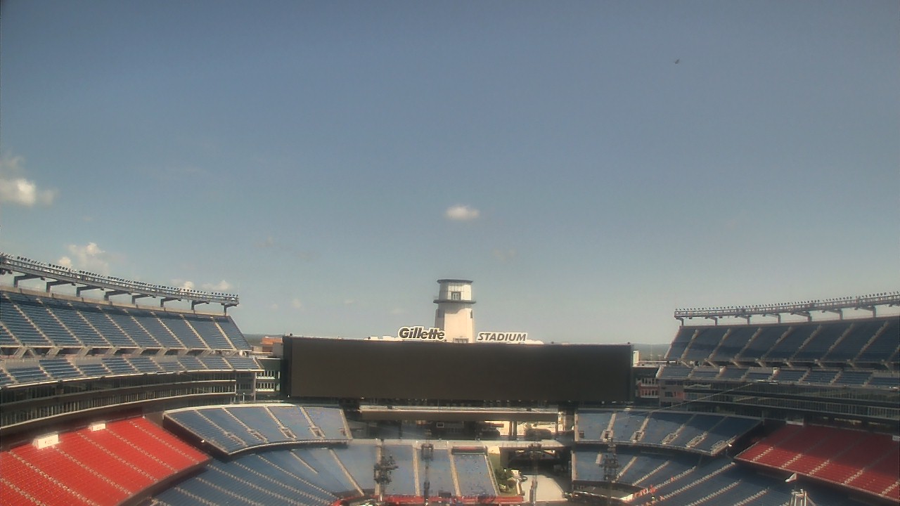 Thumbnail for current weather camera view from Gillette Stadium in Foxborough, Massachusetts