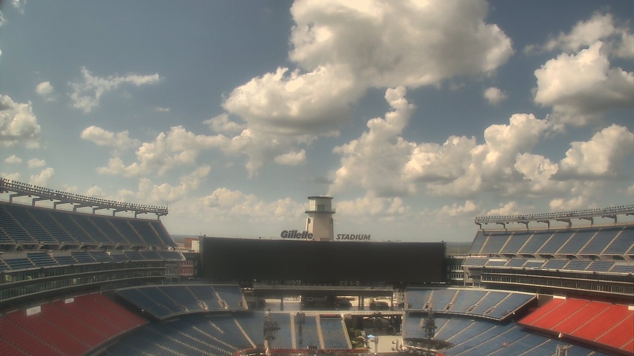 Thumbnail for current weather camera view from Gillette Stadium in Foxborough, Massachusetts