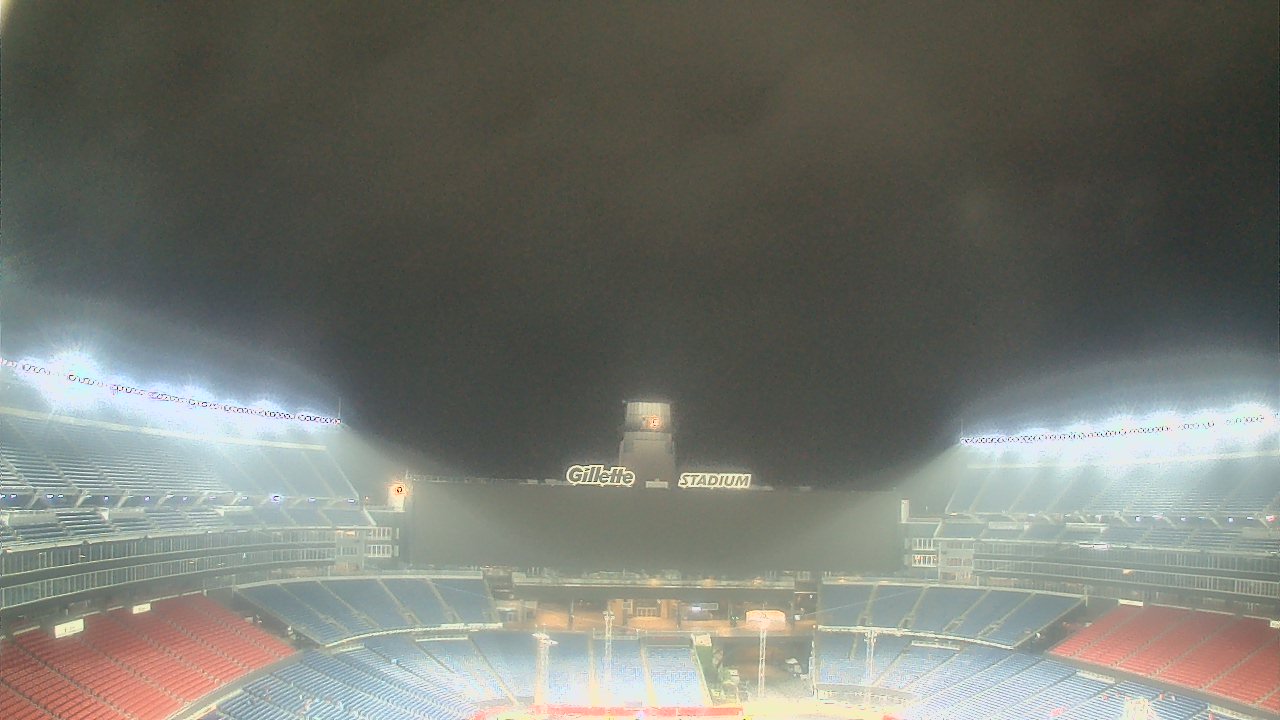 Thumbnail for current weather camera view from Gillette Stadium in Foxborough, Massachusetts