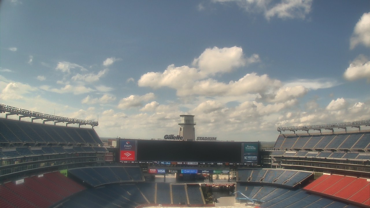 Thumbnail for current weather camera view from Gillette Stadium in Foxborough, Massachusetts