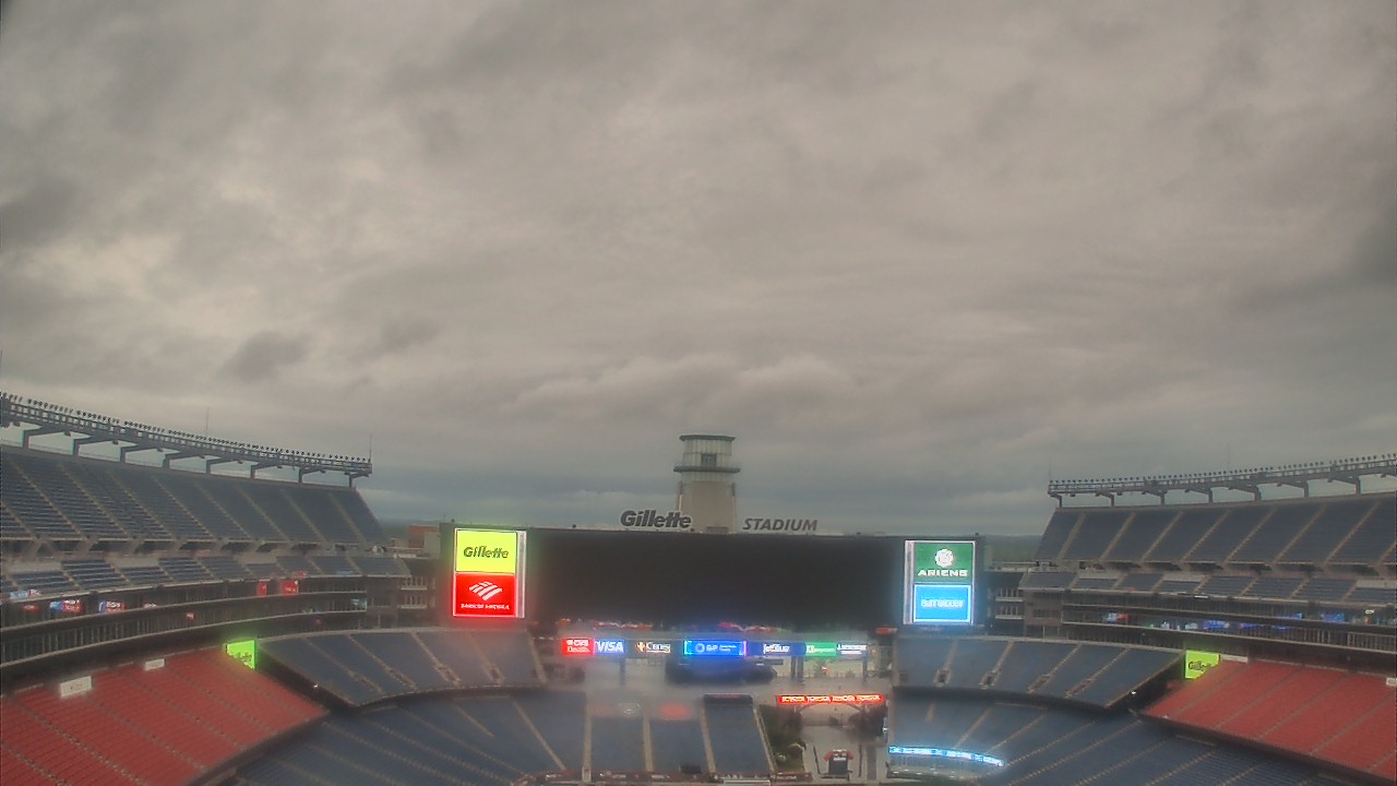 Thumbnail for current weather camera view from Gillette Stadium in Foxborough, Massachusetts