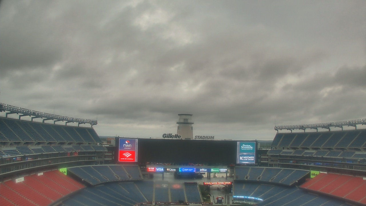 Thumbnail for current weather camera view from Gillette Stadium in Foxborough, Massachusetts