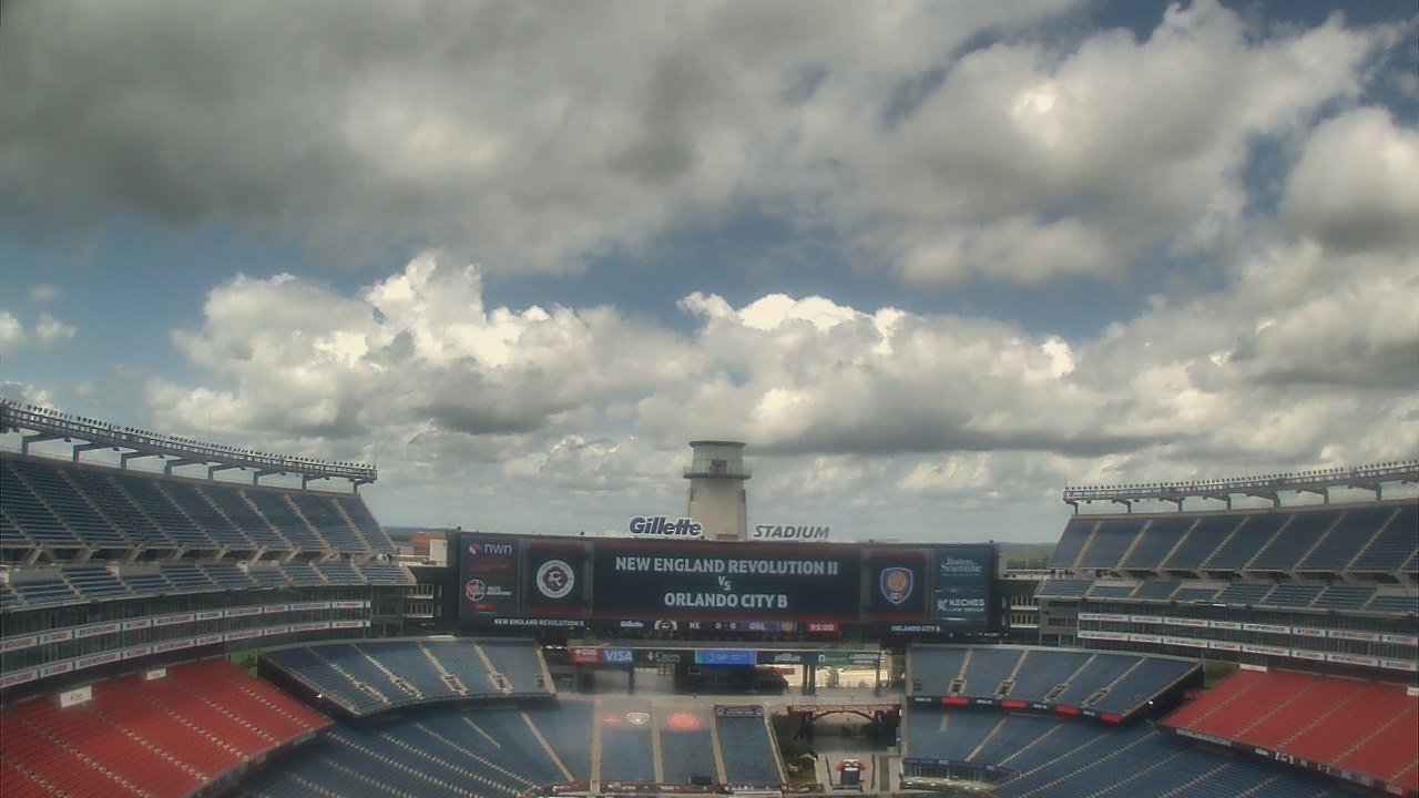 Thumbnail for current weather camera view from Gillette Stadium in Foxborough, Massachusetts