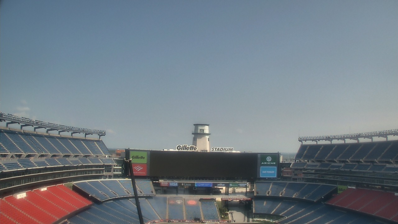 Thumbnail for current weather camera view from Gillette Stadium in Foxborough, Massachusetts