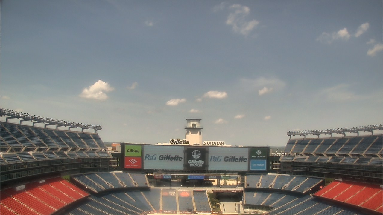 Thumbnail for current weather camera view from Gillette Stadium in Foxborough, Massachusetts